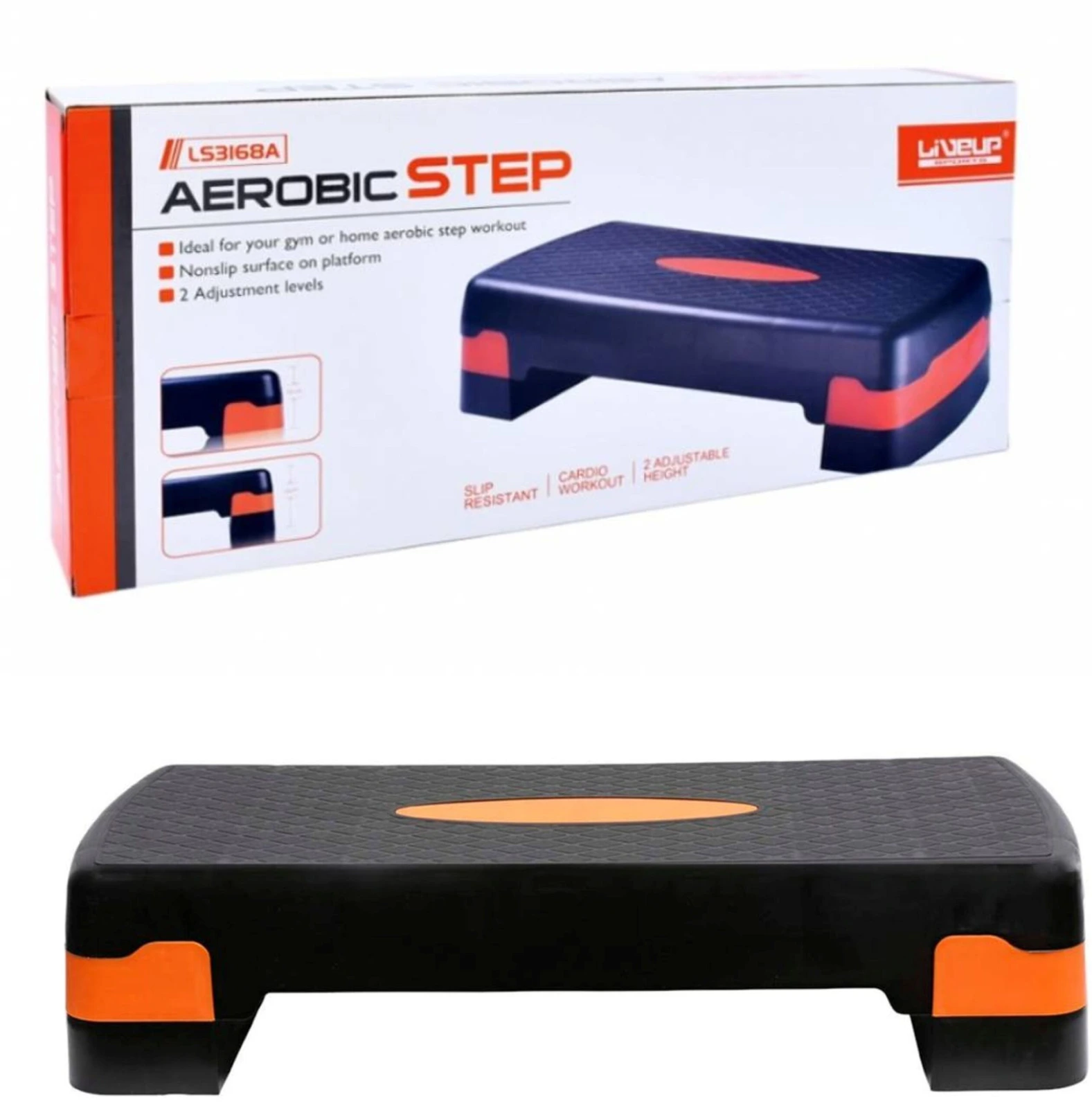 Step A Regulable Fitness Entrenamiento Pilates Gym LIVEPRO