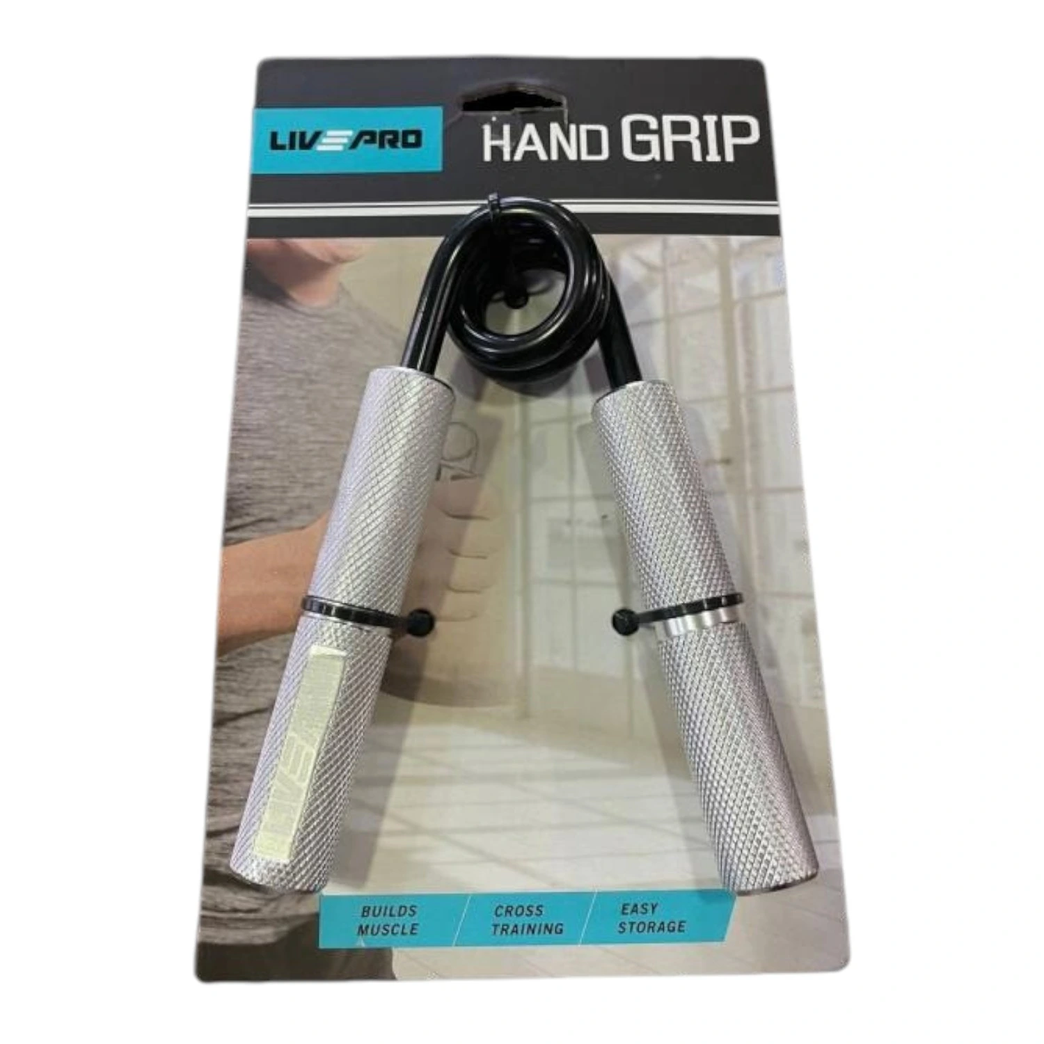 Hand Grip Ejercitador de Mano y Antebrazo 200lb o 90kg LIVEPRO