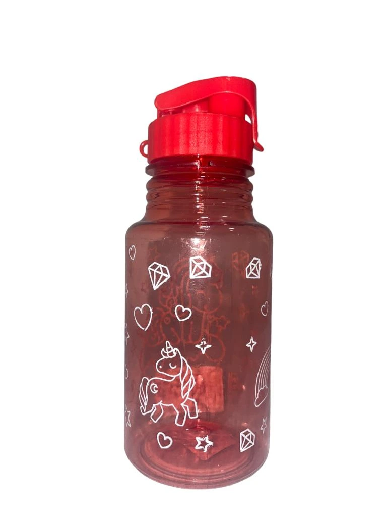 Botella Infantil de 450ml Diseño Unicornio Libre BPA Reciclable