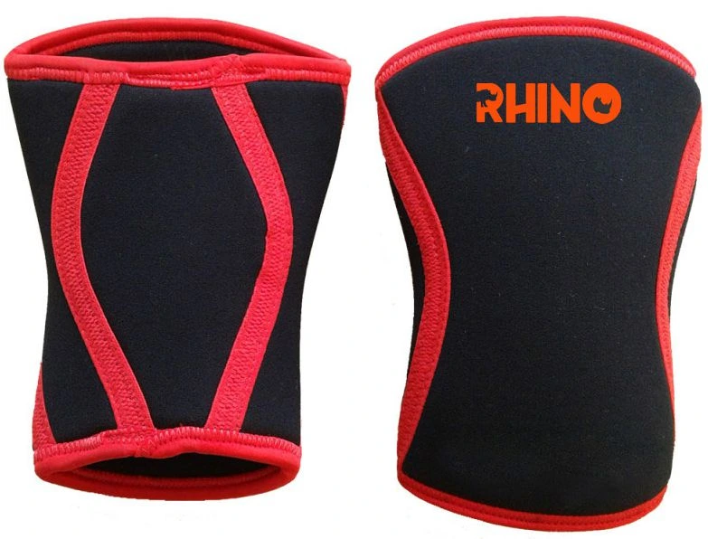 Rodillera Neopreno 7mm Crossfit Pesas Gym reforzadas Rhino