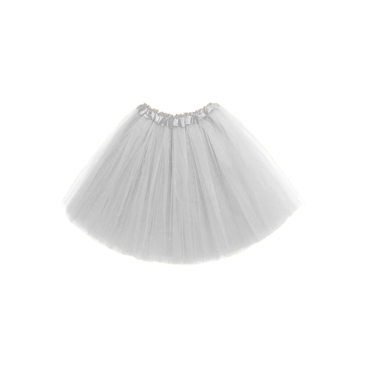 Pollera Tutu 2 Telas de Ballet en Tul para Niñas Largo 29cm