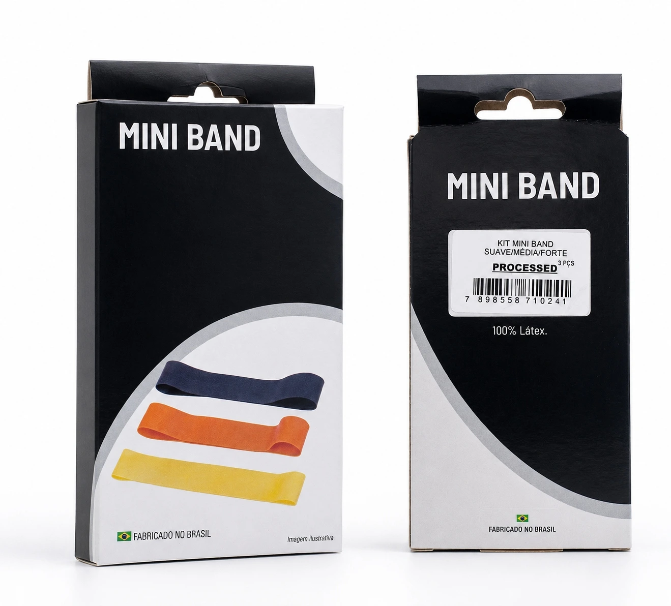 Kit 3 MiniBand Profesionales Suave/Media/Fuerte Látex RHINO