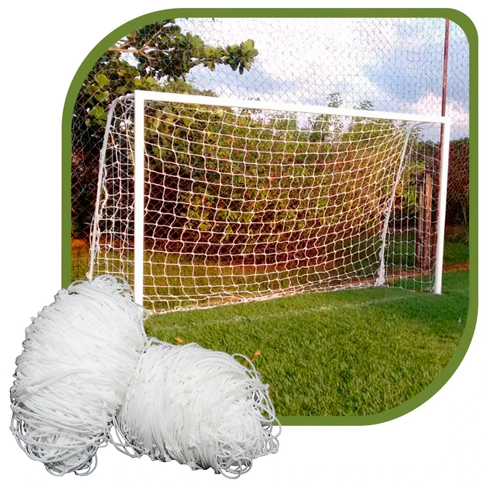 Red de Futbol 7 2mm nylon 6.2×2.3m UV GISMAR