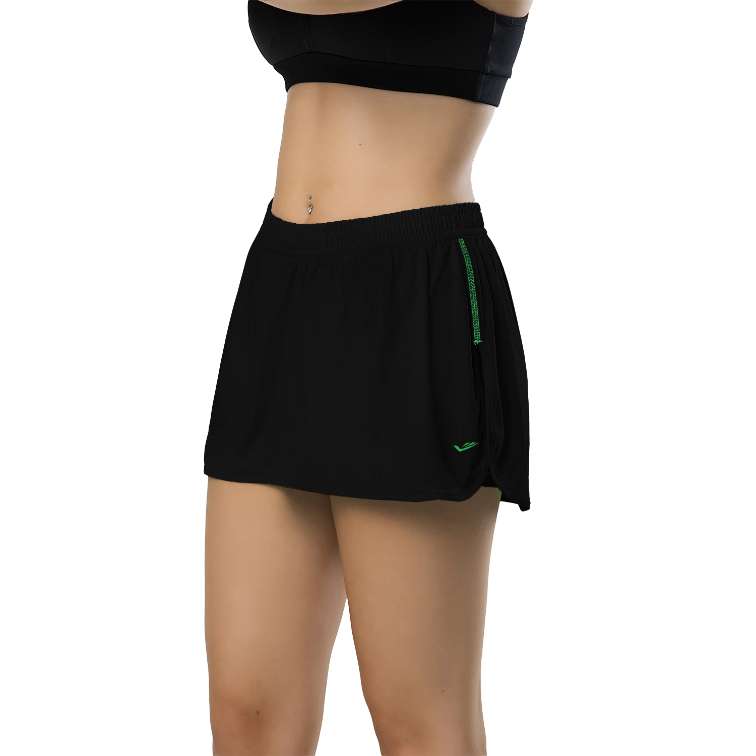 Short Pollera Deportivo Poliamida Niña Gimnasia Flex Aero ELITE