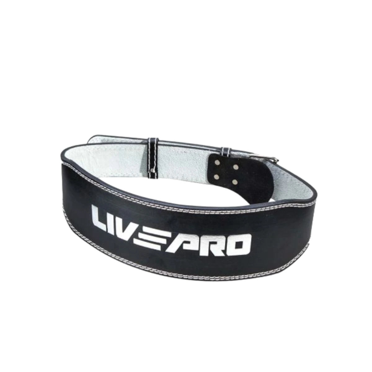 Cinturon Levantamiento Gym en Cuero Pesado L LIVEPRO