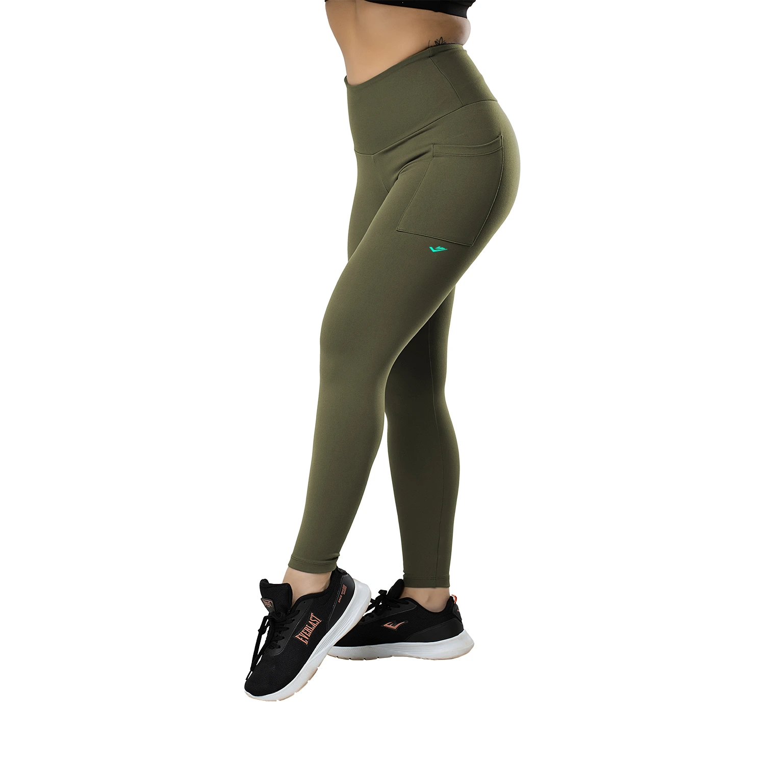 Calza Legging Larga Dama Bolsillo Confort Poliamida ELITE