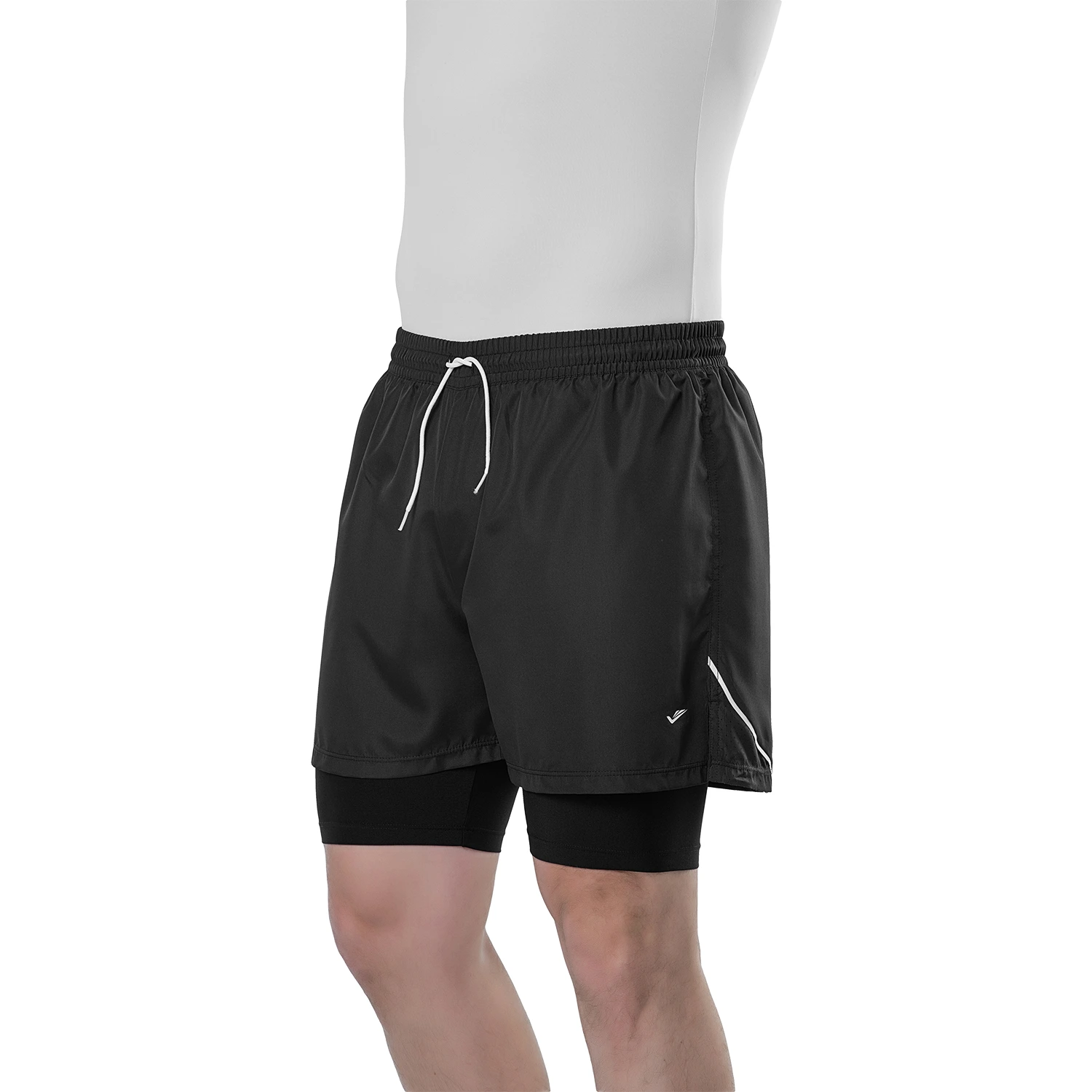 Short con Calza Interior Perforada Deportivo Running Adulto ELITE
