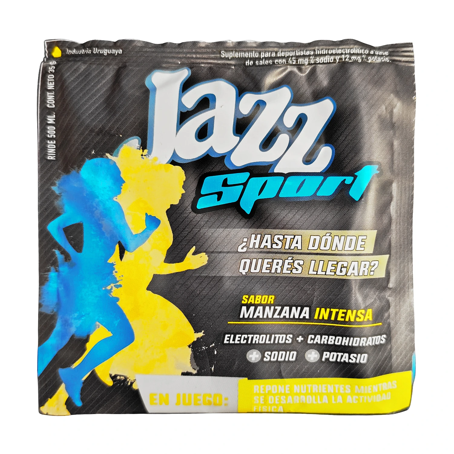 Caja x12 Bebida Polvo Isotónica Sabor Manzana Intensa JAZZ SPORT
