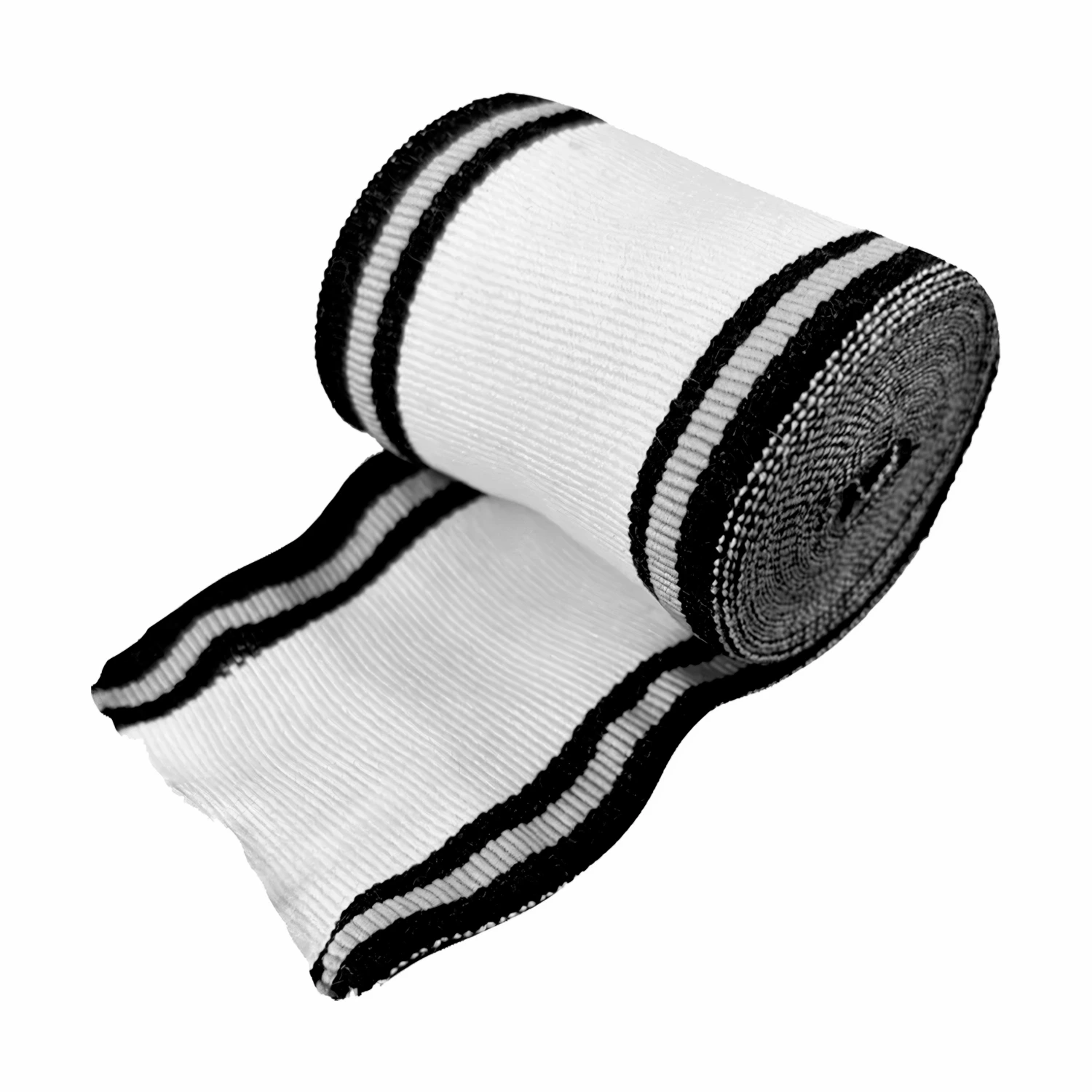 Venda Semi Elástica 6 cm x 3M Blanco y Negro