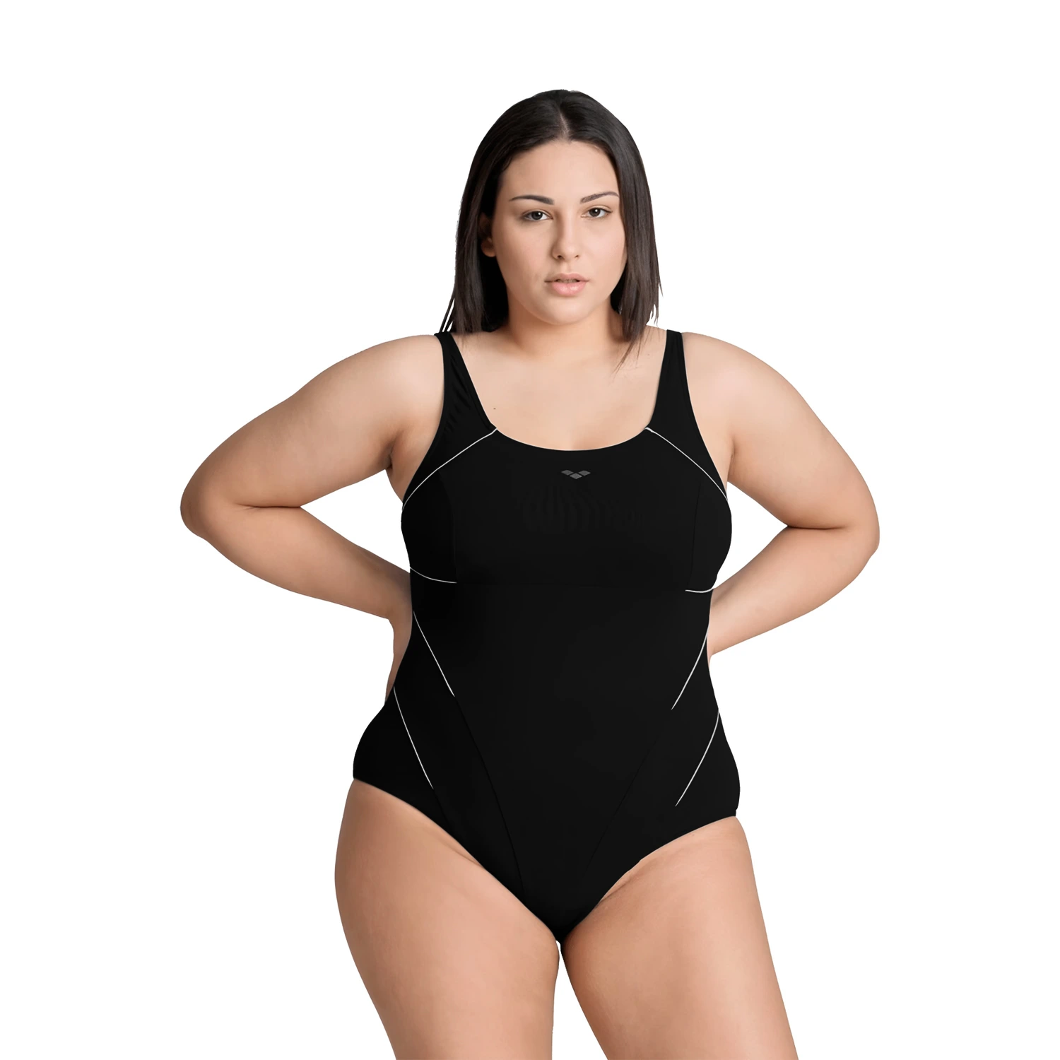 Malla Natación Ecológica Jewel One Piece Plus Size Dama UV 50+ ARENA