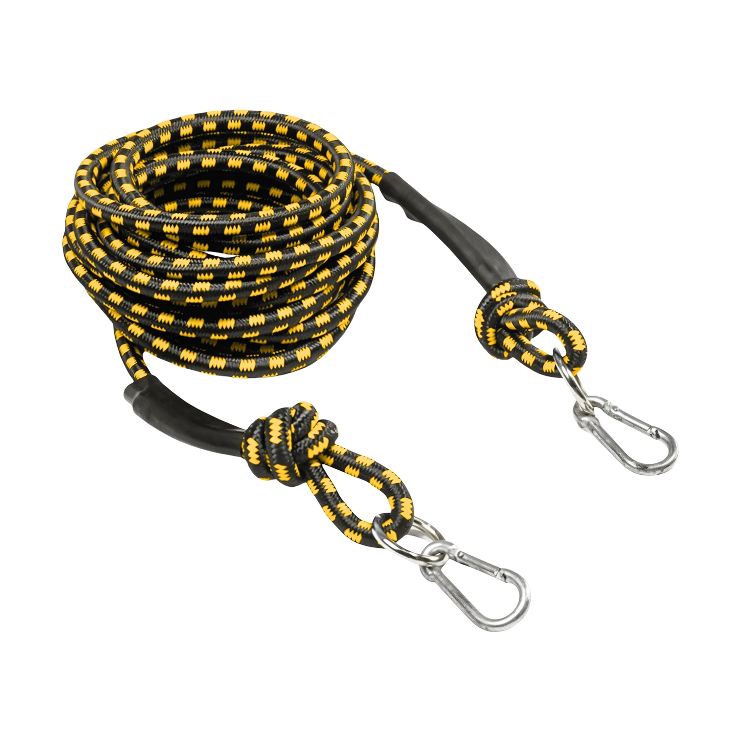 Cuerda Elástica Revestida Mosquetones Metálicos 3m 12mm KALLANGO