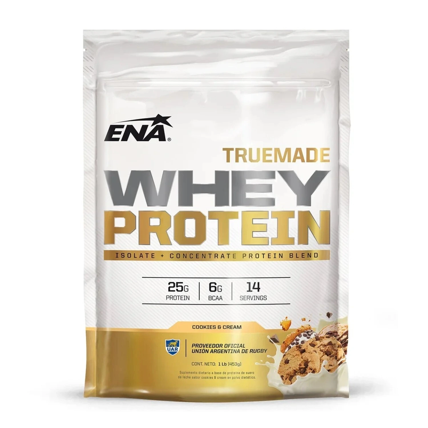 Suplemento Whey Protein ENA TrueMade 453g Proteína Cookies