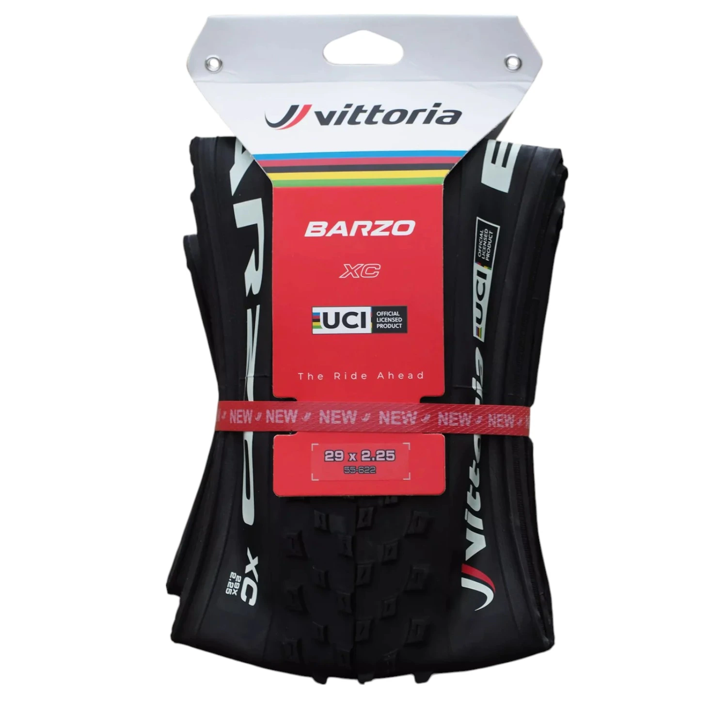 Cubierta MTB Vittoria Barzo UCI 29×2.25 TLR Rainbow Swoosh