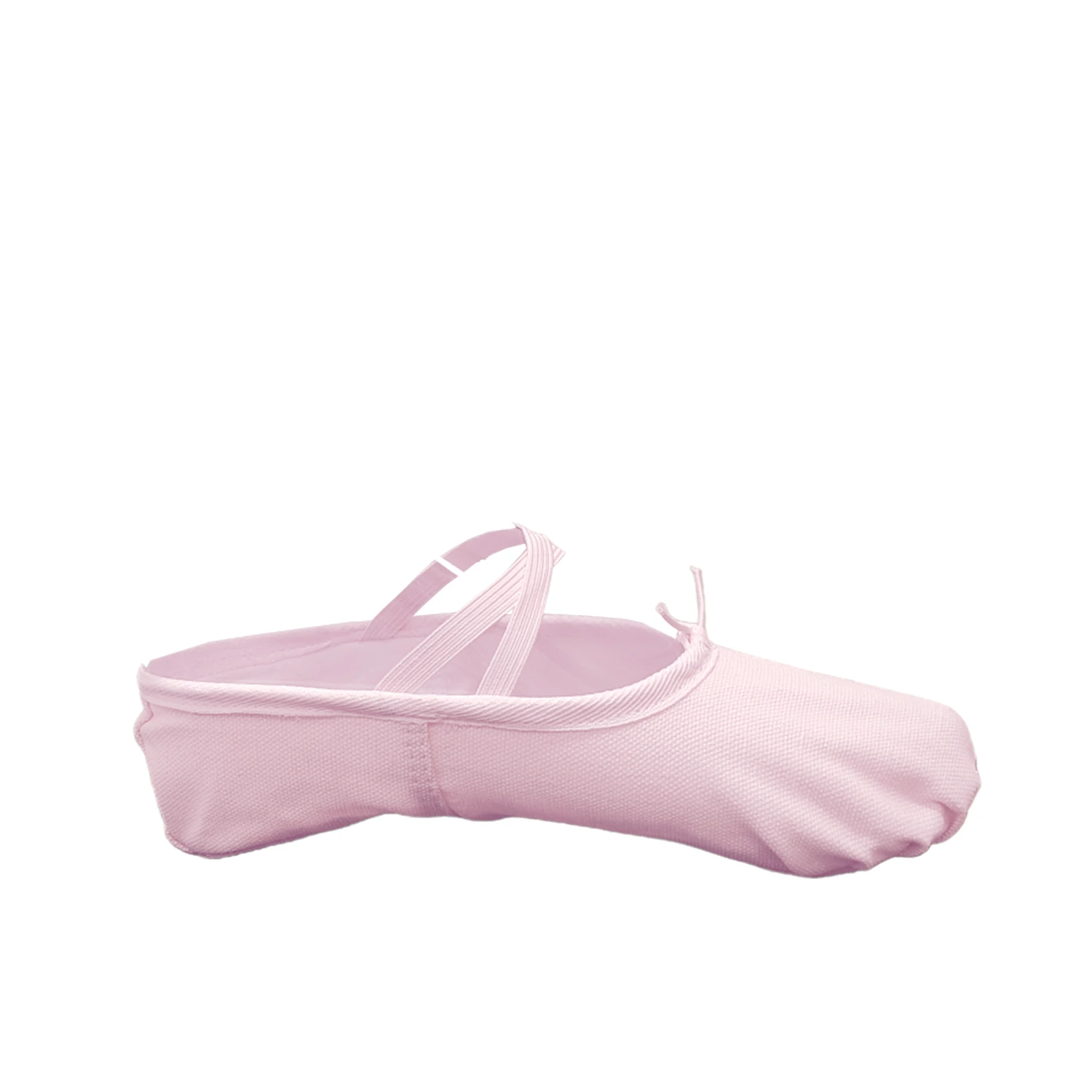 Zapatilla Ballet y Gimnasia Artística Lona Rosa, Blanca y Negra