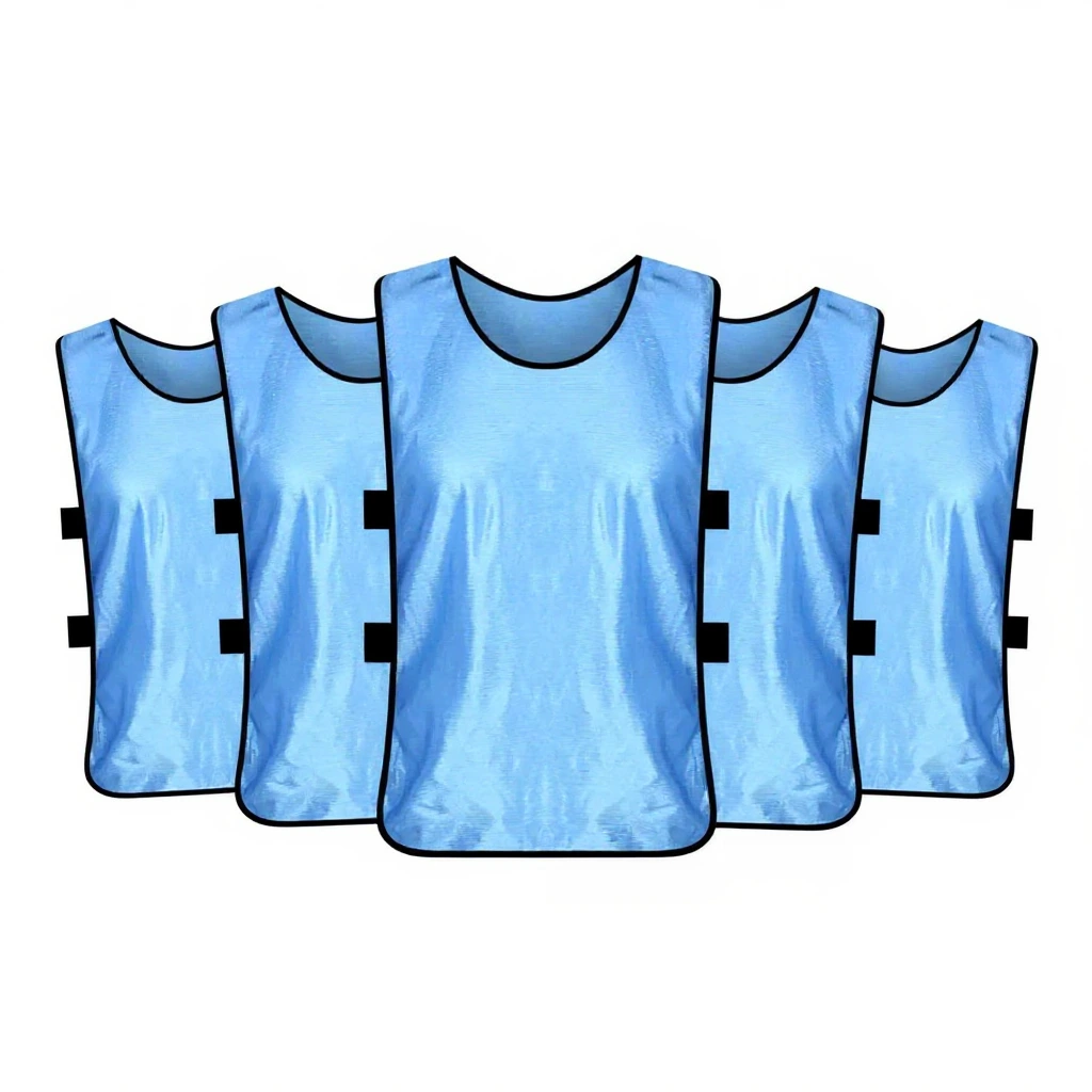 Kit x5 Chaleco Entrenamiento Infantil Deportivo Fútbol Voley Basket