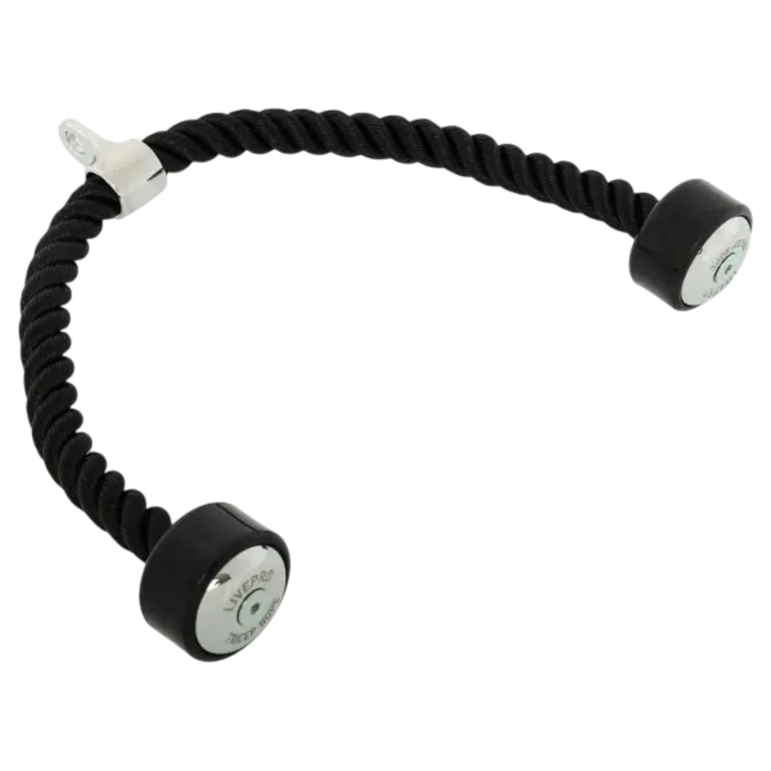 Cuerda para Tríceps LiveUp LS3652 – Nylon con Agarre de Poliuretano