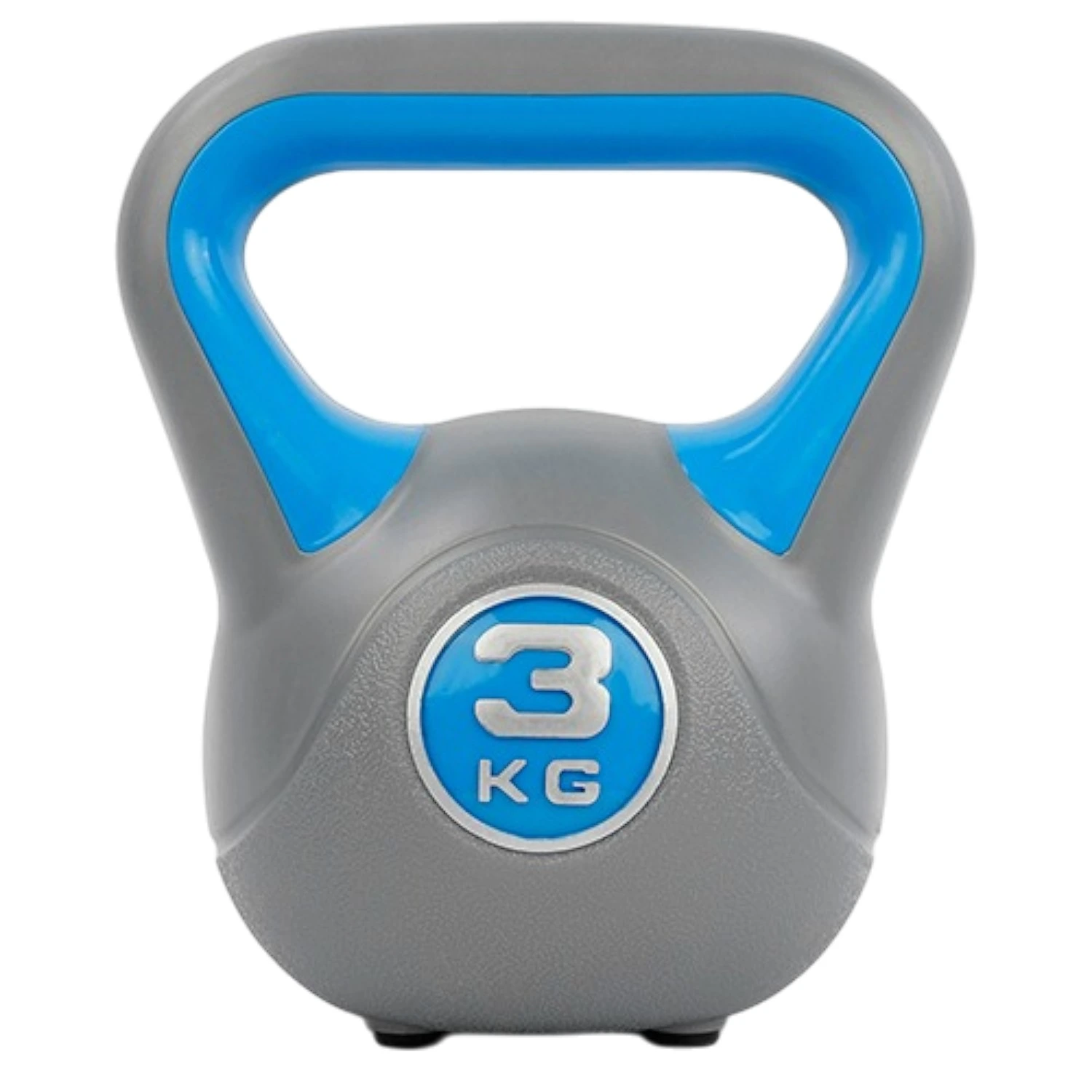 Kettlebell rusa Plástica 3 kg Azul – Liveup LS2047/03/BU