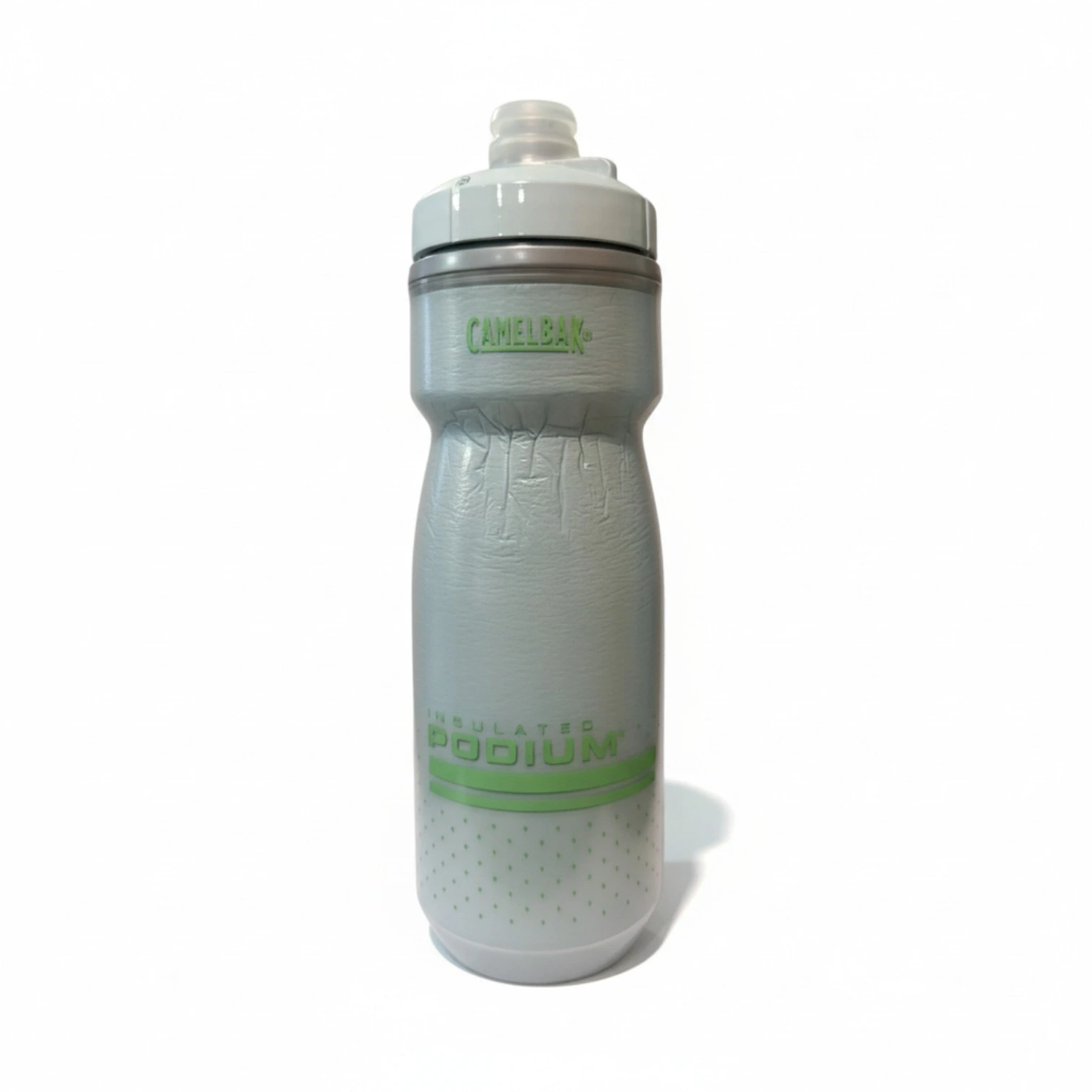 Botella Ciclismo Podium Chill 620 ml Insulated Celeste Verde