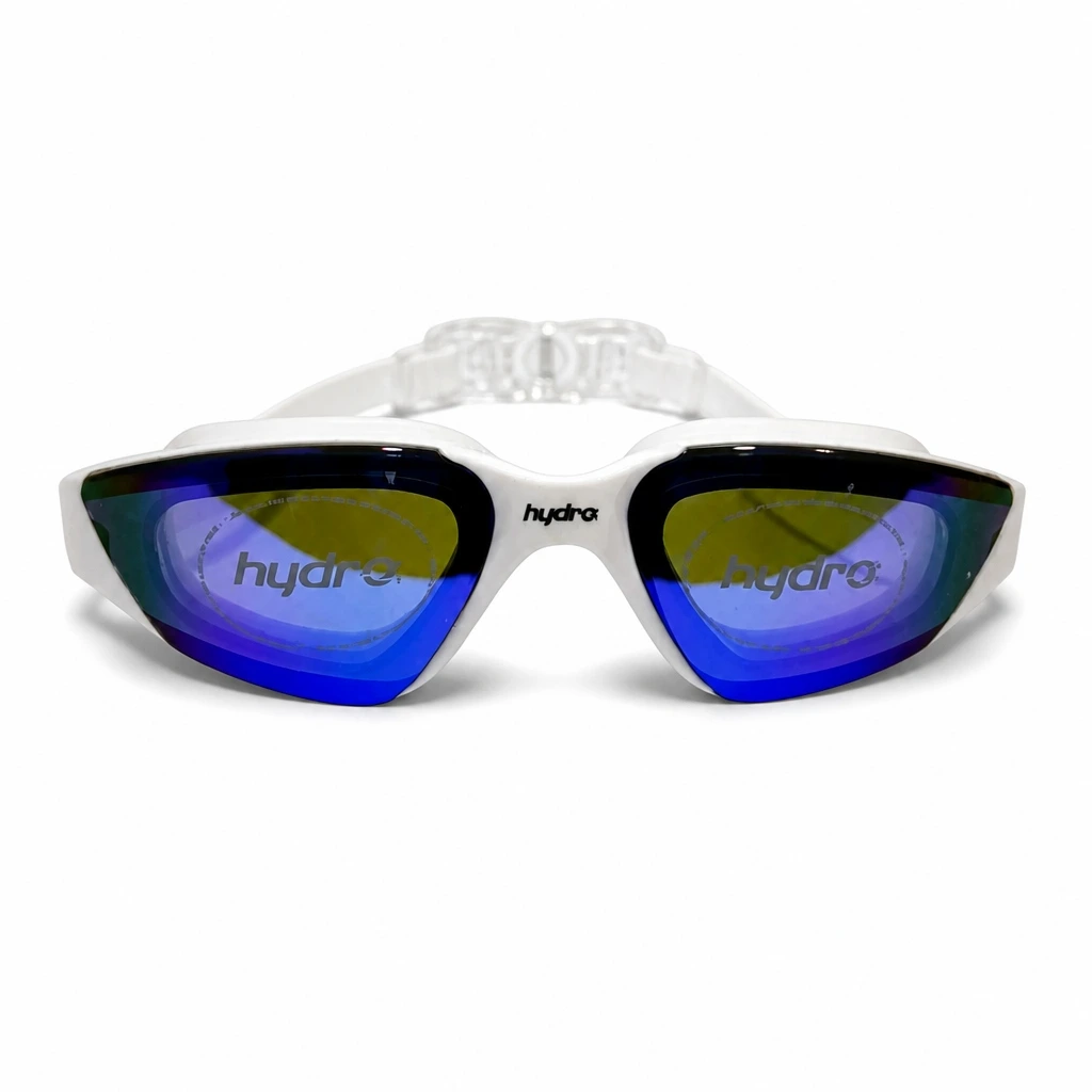 Lentes de Natación Hydro Mirror 6.0 Antifog UV Blanco