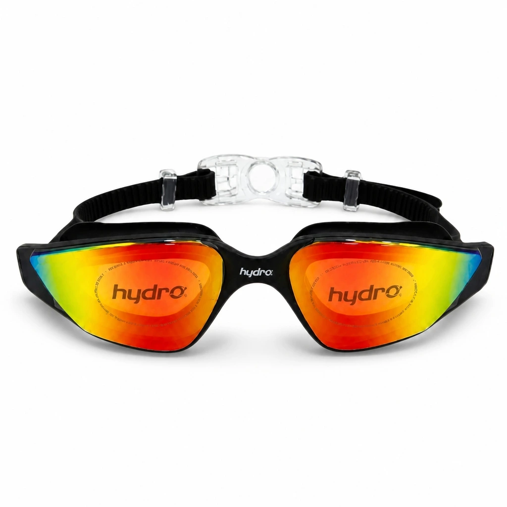 Lentes de Natación Hydro Mirror 6.0 Antifog UV negro