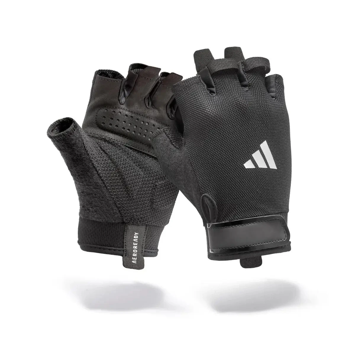 Guantes Entrenamiento Adidas Essential AeroReady Palma Gamuza Acolchada Gym Pesas Crossfit