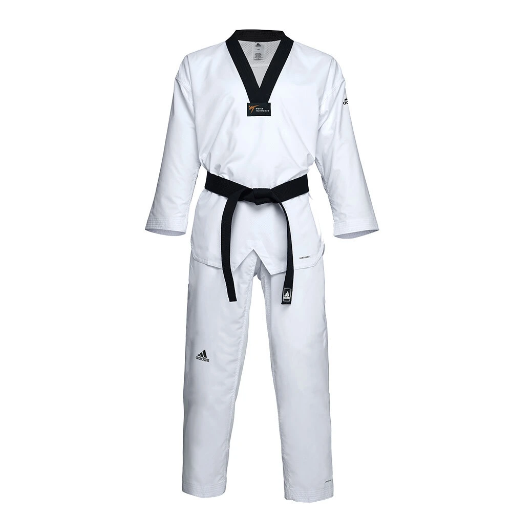 Uniforme Taekwondo Adidas Adi Fighter EliteTejido Premium Eco para Competidores de Alto Nivel Talla 170
