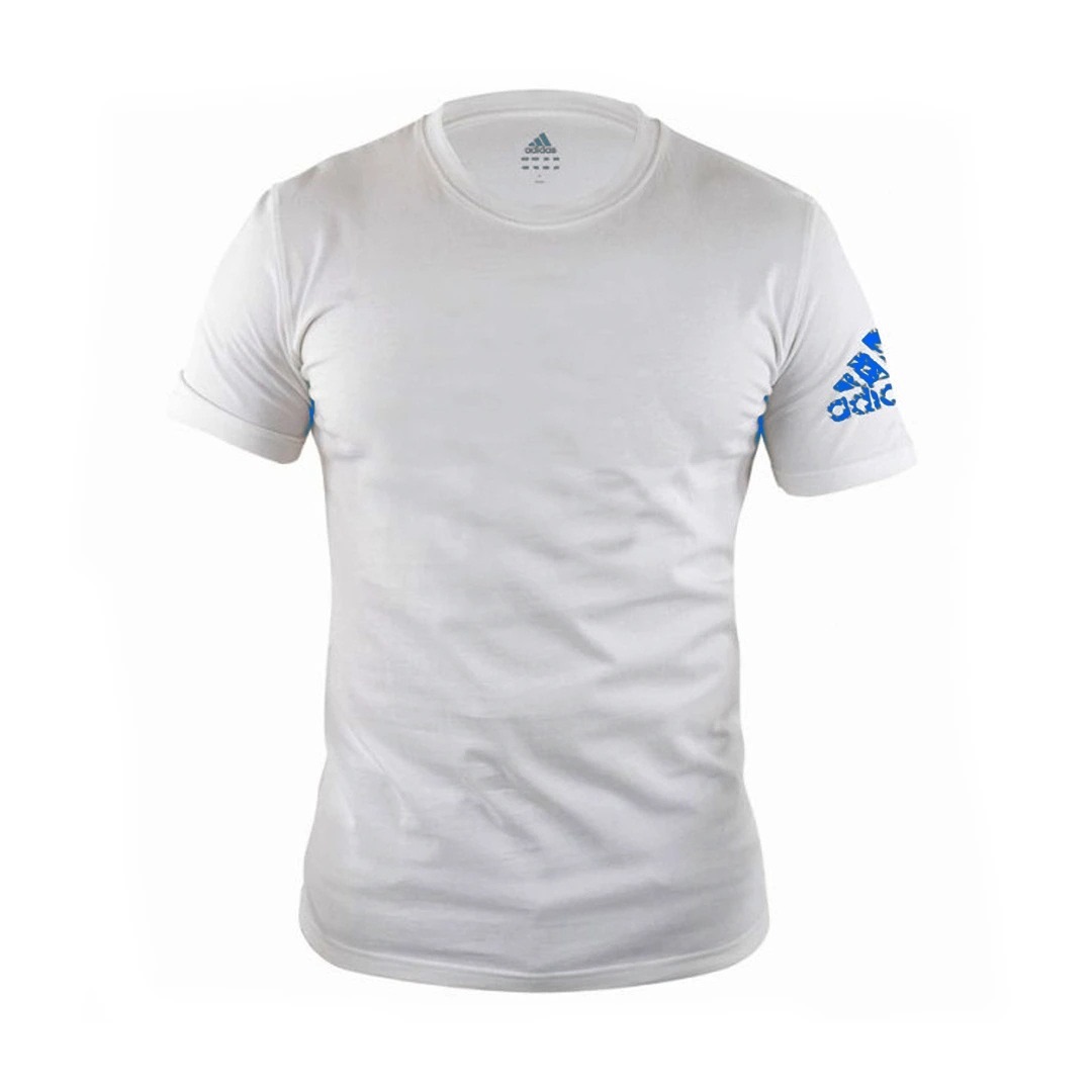 Camiseta Adidas Combat Promo Lisa Algodon Diseno Minimalista Unisex Manga Corta para Uso Deportivo y Casual