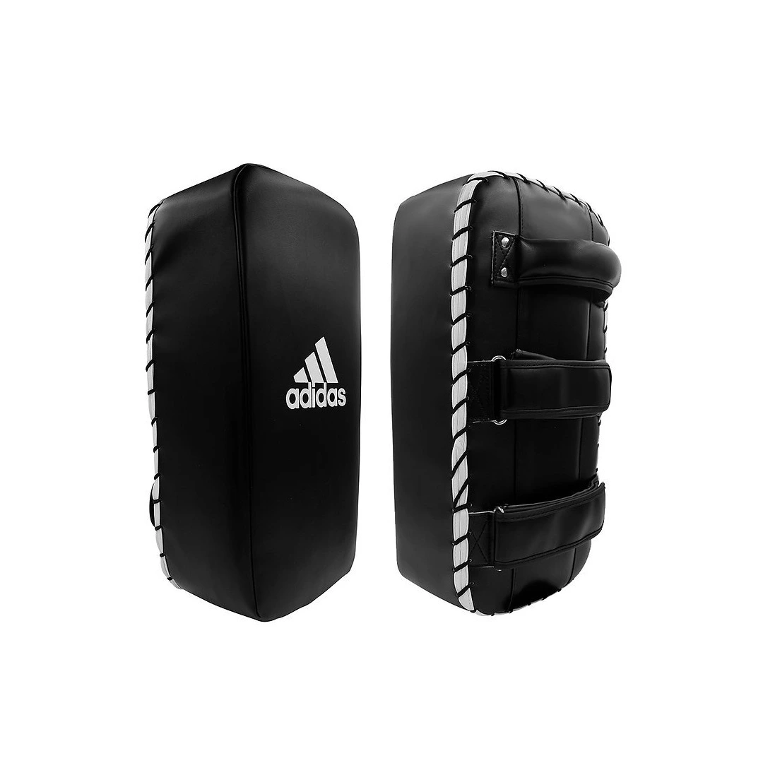 Escudo Extra Grueso para Patadas Adidas Negro 42 x 21 x 10 cm para Entrenamiento de Patadas Kickboxing Muay Thai MMA