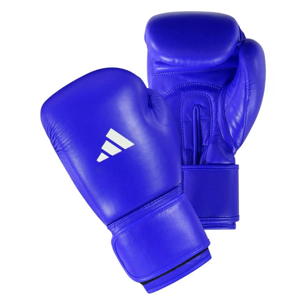 Guantes de Kickboxing Adidas WAKO G1 10oz Cuero Sintetico Aprobados WAKO para Competicion Light Contact y Full Contact