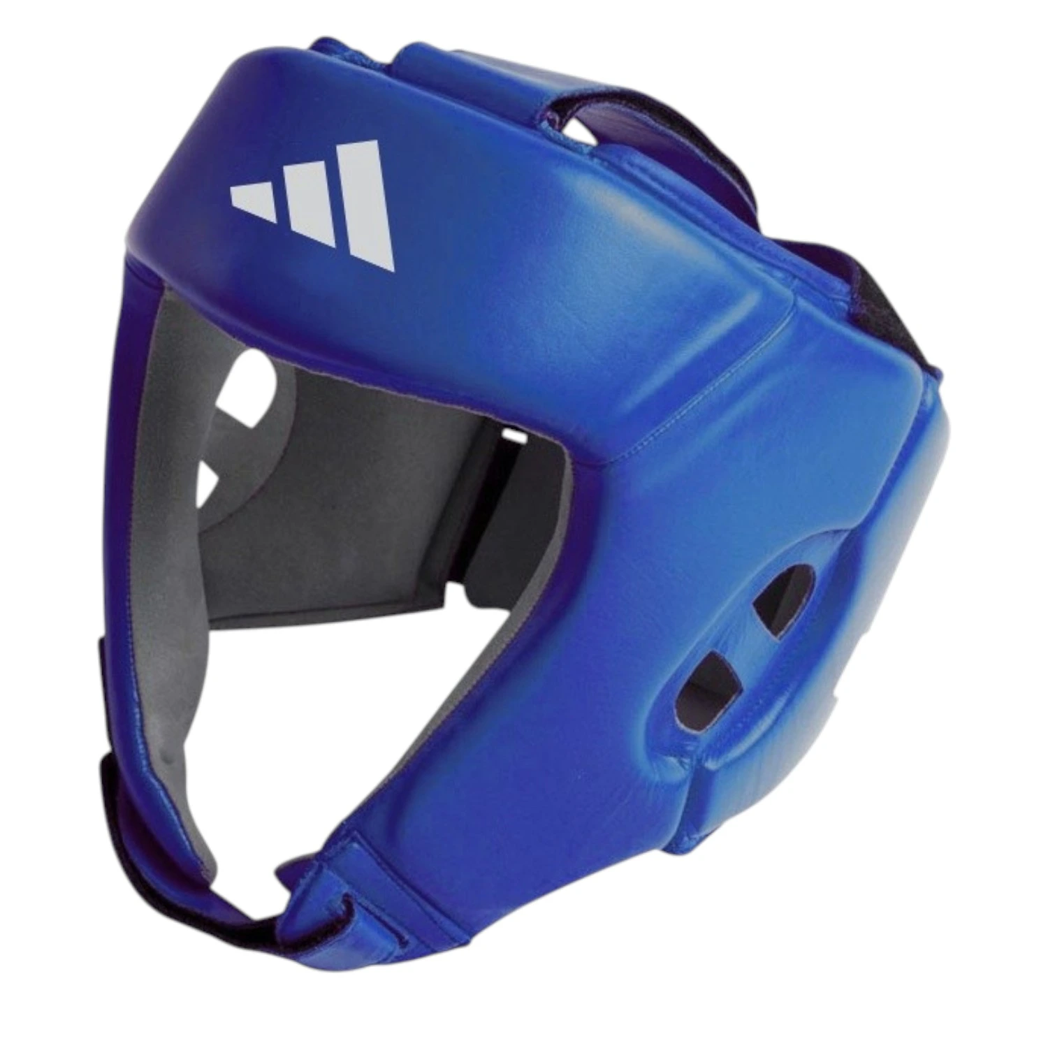 Cabezal de Boxeo Adidas IBA Cuero Satinado Aprobado por la IBA para Competicion Amateur y Olimpica