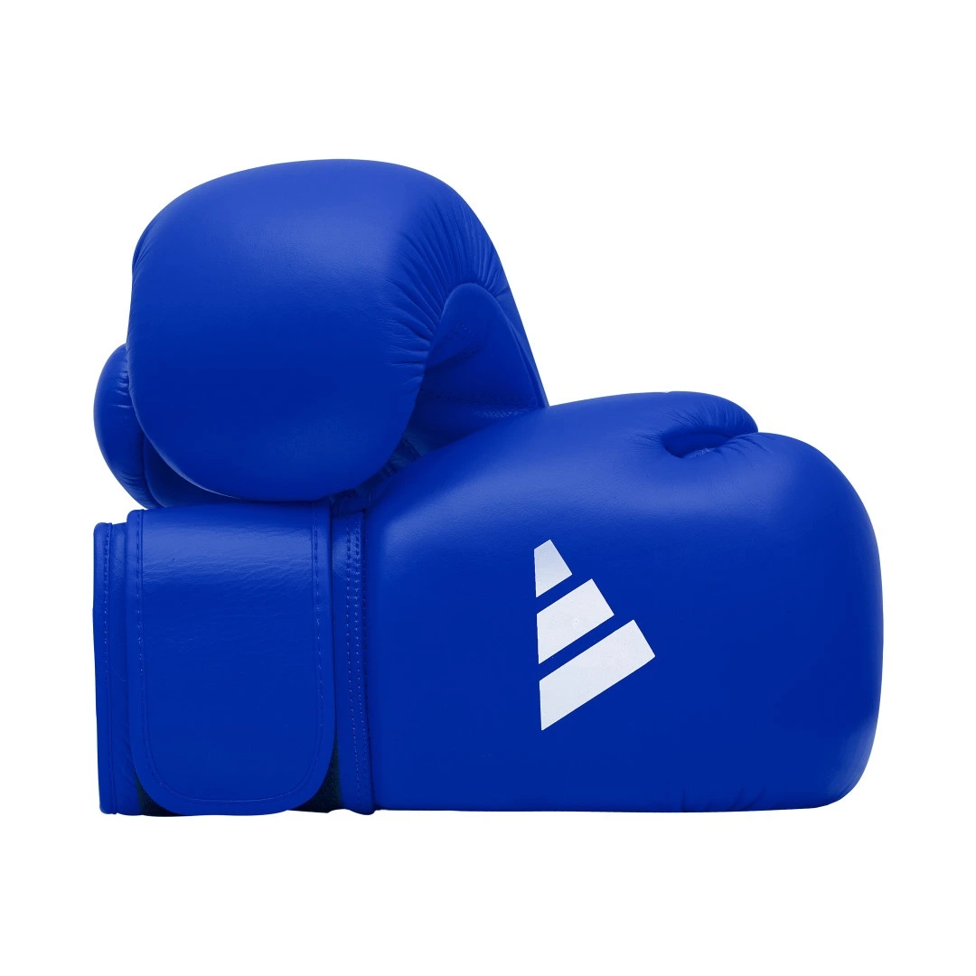 Guantes de Boxeo Adidas IBA Velcro Cuero Satinado Aprobados por la IBA para Competicion Oficial
