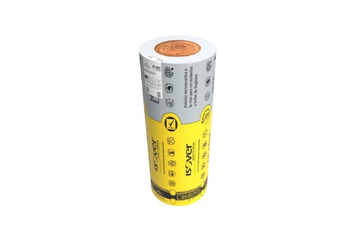 FIELTRO TENSADO ALUMINIO ISOVER 50MM 19.2 M2