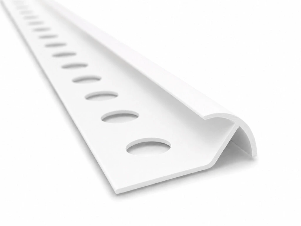 Perfil Guardacanto de PVC Reforzado 10mm Blanco