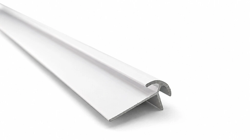 Perfil Para Placas de PVC Angulo Exterior Blanco Mate 3mm x 2.5mts