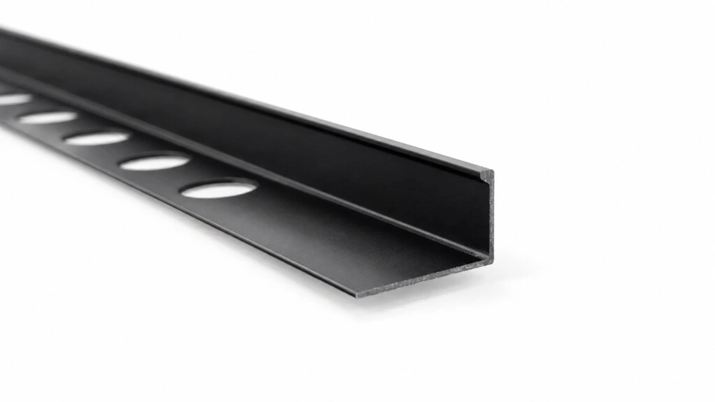 Varilla en L Negro Mate 11mm x 2.5mts