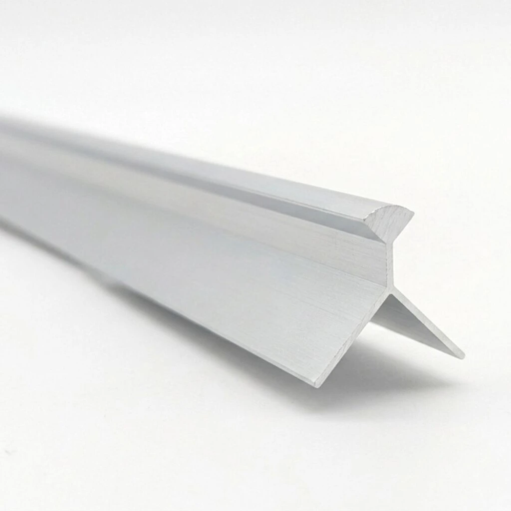 Perfil de Aluminio en Flecha para Porcelanatos Natural 12mm x 2.5mts